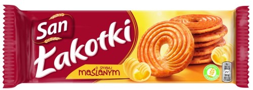 Ciastka  Łakotki San, maślane, 168g