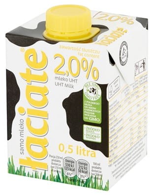 Mleko Łaciate  0,5l, 2%