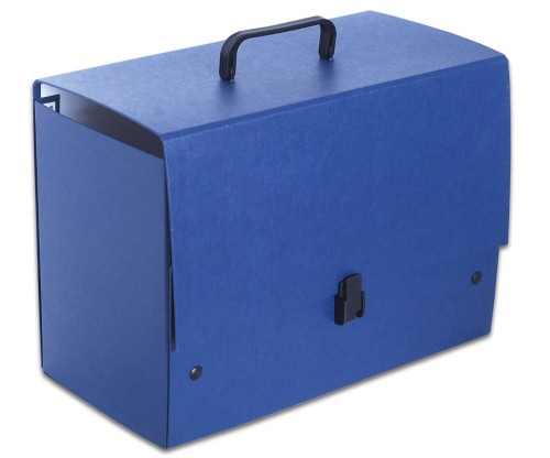 Teczka z rączką Maxi Jumbo Plus, B-4, grzbiet 18cm, granatowa