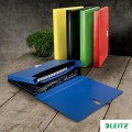 Teczka plastikowa z klipsem Leitz Recycle, 5 przegródek, zielona