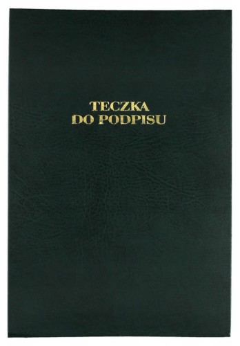 Teczka do podpisu Barbara, 16 kart, zielona
