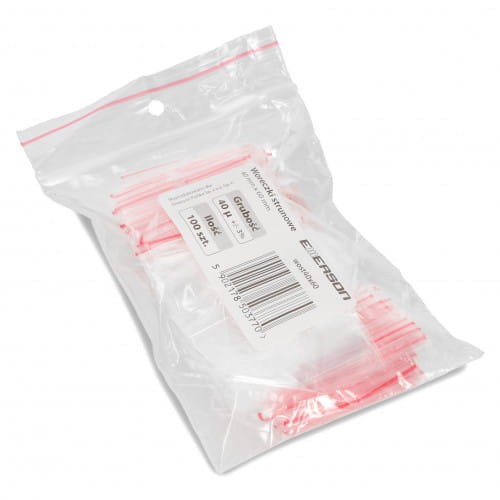 Woreczki strunowe 40x60mm, 100 sztuk