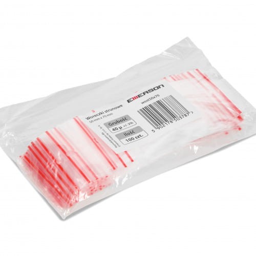 Woreczki strunowe 50x70mm, 100 sztuk