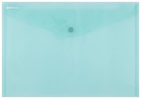 Teczka kopertowa na zatrzask Donau, A-4, zielona