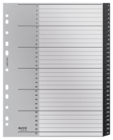 Przekładki plastikowe Leitz Recycle A-4, 31 przekładek
