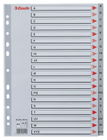 Przekładki plastikowe Esselte A-4, A-Z przekładek