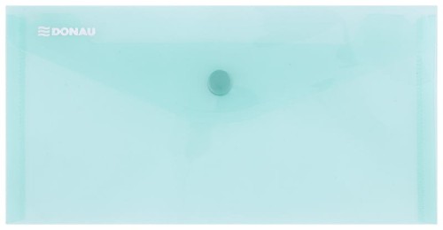 Teczka kopertowa na zatrzask Donau, D-L, zielona