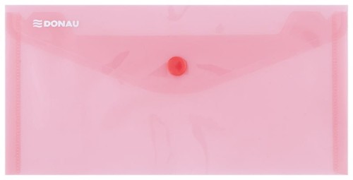 Teczka kopertowa na zatrzask Donau, D-L, czerwona