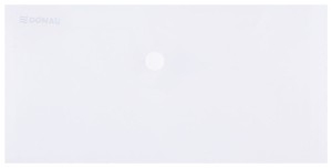 Teczka kopertowa na zatrzask Donau, D-L, transparentna