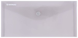 Teczka kopertowa na zatrzask Donau, D-L, dymna