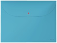 Teczka kopertowa na zatrzask Leitz Cosy A-4 z kieszonką, niebieska