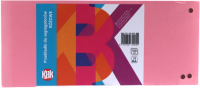 Przekładki kartonowe KBK, różowe 1/3 A-4, 100 przekładek
