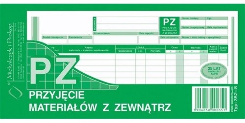 Dowód PZ mały /352-8