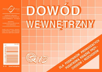 Dowód wewnętrzny /K13