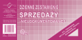 Dzienne zestawienie sprzedaży nieudokumentowanej /R05-H