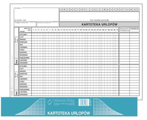 Kartoteka urlopów / 525-3
