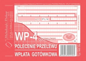 Polecenie przelewu  4-skł. m/445-5