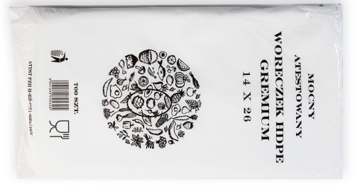 Worki HD  14 x 26 cm, 700 sztuk