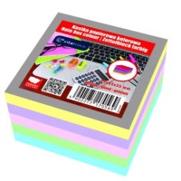 Notes kostka Interdruk,  kolor 8,5x8,5x35mm klejona