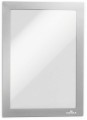 Ramka informacyjna DURAFRAME® magnetyczna, samoprzylepna, A-5, srebrna