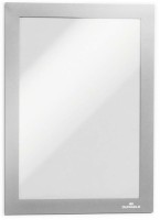 Ramka informacyjna DURAFRAME® magnetyczna, samoprzylepna, A-5, srebrna
