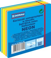 Notes samoprzylepny Donau,76x76mm niebieski, 400 kartek