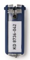 Brelok do kluczy Durable KeyClip, 6 sztuk, granatowy
