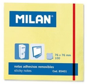 Notes samoprzylepny Milan, 76x76mm, 100 kartek