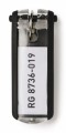 Brelok do kluczy Durable KeyClip, 6 sztuk, czarny