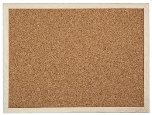 Tablica korkowa KBK, 40x30 cm, rama drewniana