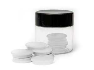 Magnesy do tablic Tres, 20mm, 20 sztuk, białe 