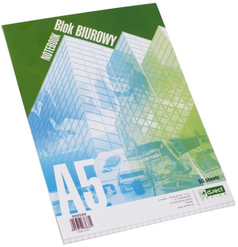 Blok biurowy D.Rect, A-5, 50 kartek