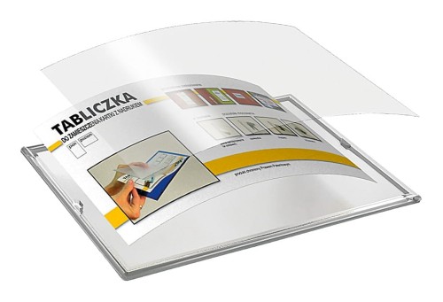 Tabliczka informacyjna Panta Plast, 150x230 mm, samoprzylepna