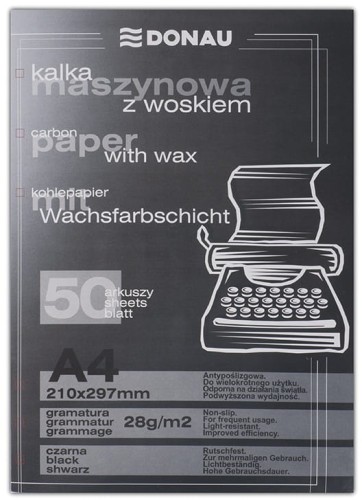 Kalka maszynowa Donau, A-4/50 arkuszy