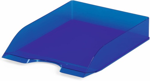 Półka na dokumenty Durable Basic, A-4, przezroczysta niebieska