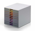 Szafka na dokumenty Durable Varicolor, 10 szuflad, antracyt