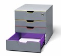 Szafka na dokumenty Durable Varicolor Safe, 4 szuflady, antracyt