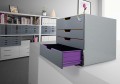 Szafka na dokumenty Durable Varicolor Safe, 4 szuflady, antracyt