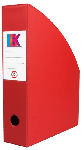 Pojemnik na dokumenty KBK, A-4, 70mm, czerwony