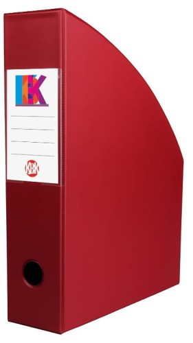 Pojemnik na dokumenty KBK, A-4, 70mm, bordowy