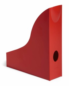 Pojemnik na dokumenty Durable Basic, A-4, 70mm, czerwony