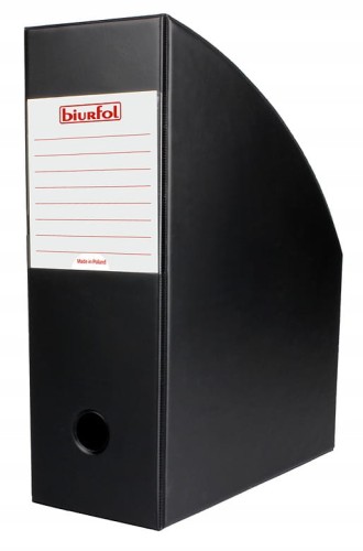 Pojemnik na dokumenty Biurfol, A-4, 100mm, czarny