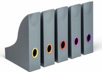 Pojemnik na dokumenty Durable Varicolor, A-4, 5 sztuk, antracyt