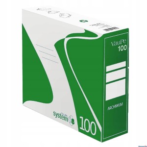 Pudło do archiwum VauPe, A-4, 100mm, biało-zielony