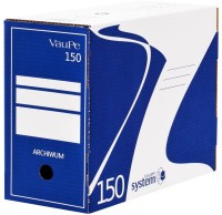 Pudło do archiwum Vaupe, A-4, 150mm, biało-niebieski