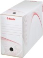 Pudło do archiwum Esselte Standard A-4, 150mm, biało-czerwony