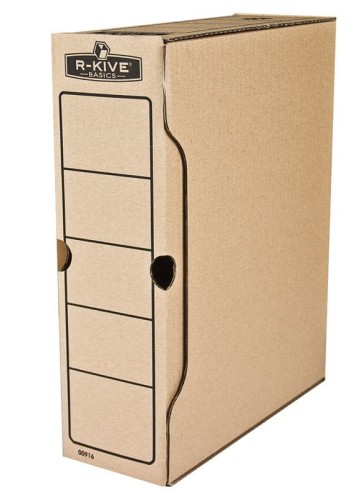 Pudło do archiwum Fellowes R-Kive Basics, A-4, 80mm, brązowy