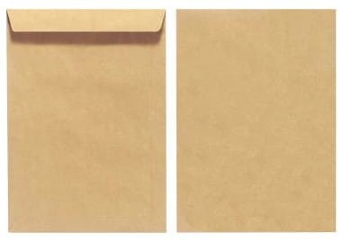 Koperta B-4 szara z paskiem (250 sztuk)