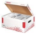 Pudło do archiwum Esselte Speedbox z wiekiem – składane, białe, 150 mm