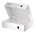 Pudło do archiwum Leitz Infinity, otwierane od szerszej strony, biały